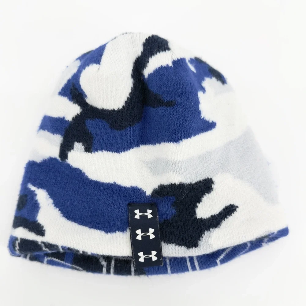 Under Armour Camo Blue and White Kids Hat